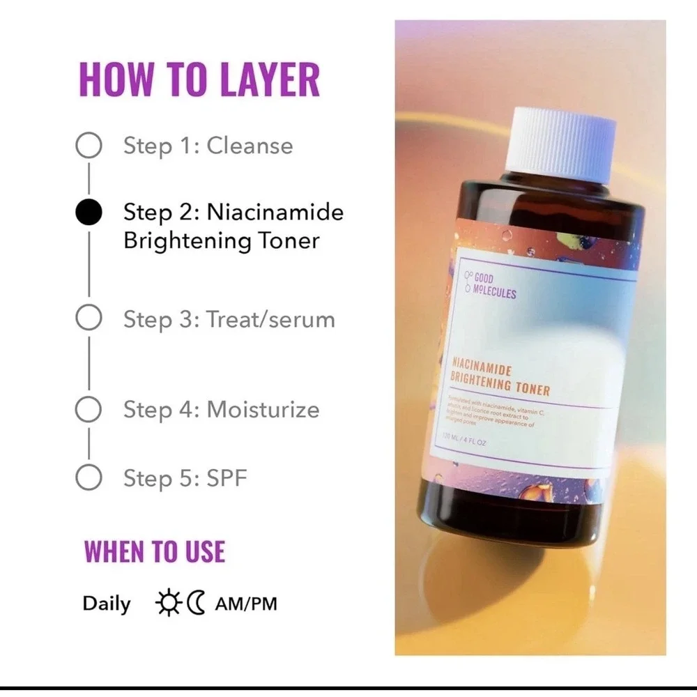 Good‎ Molecules Niacinamide Brightening Toner NIB